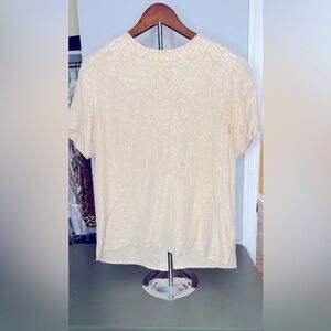 100% silk damask blouses. Size S GUC